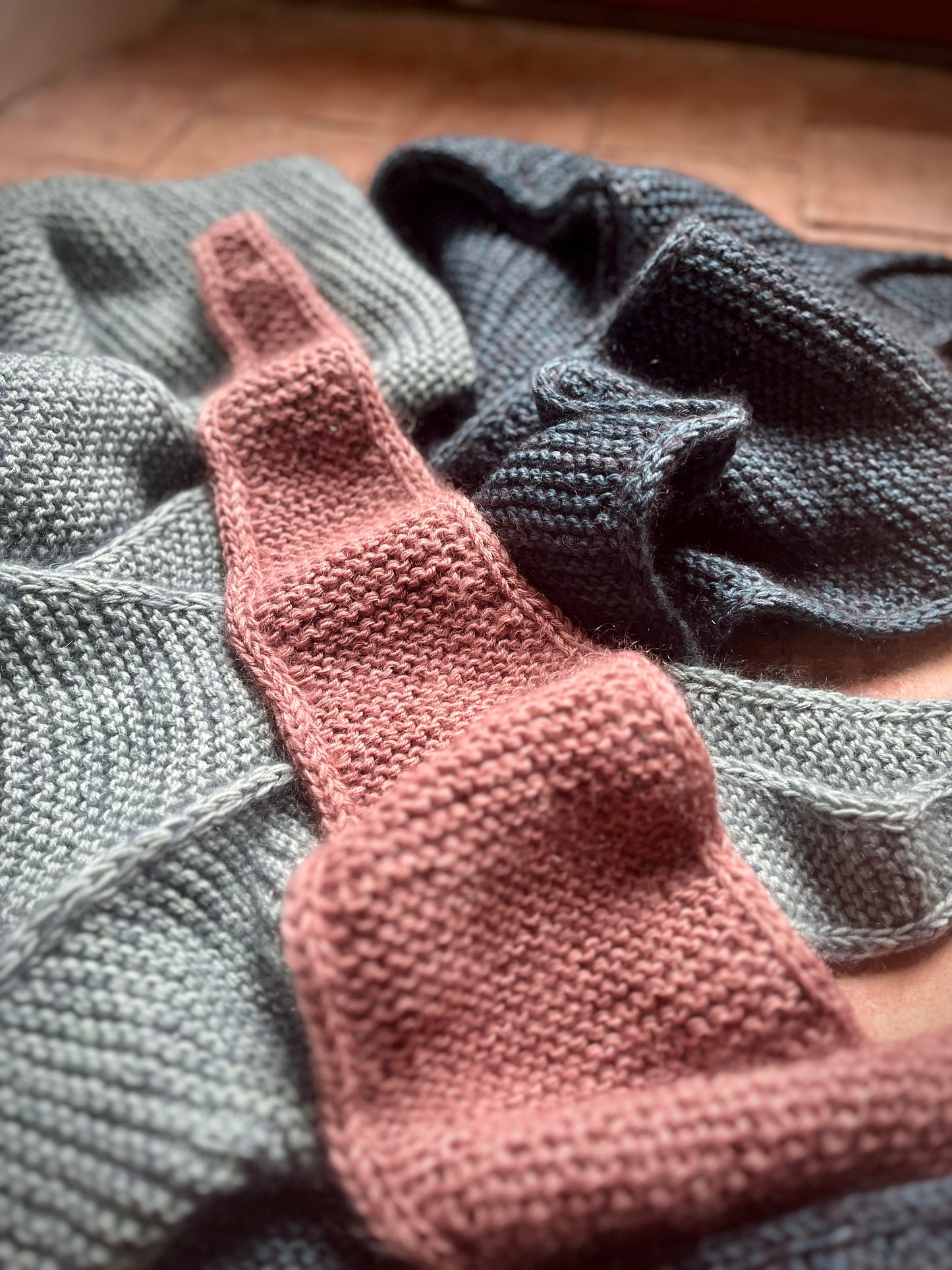 kit maxi écharpe Divineto - Blush