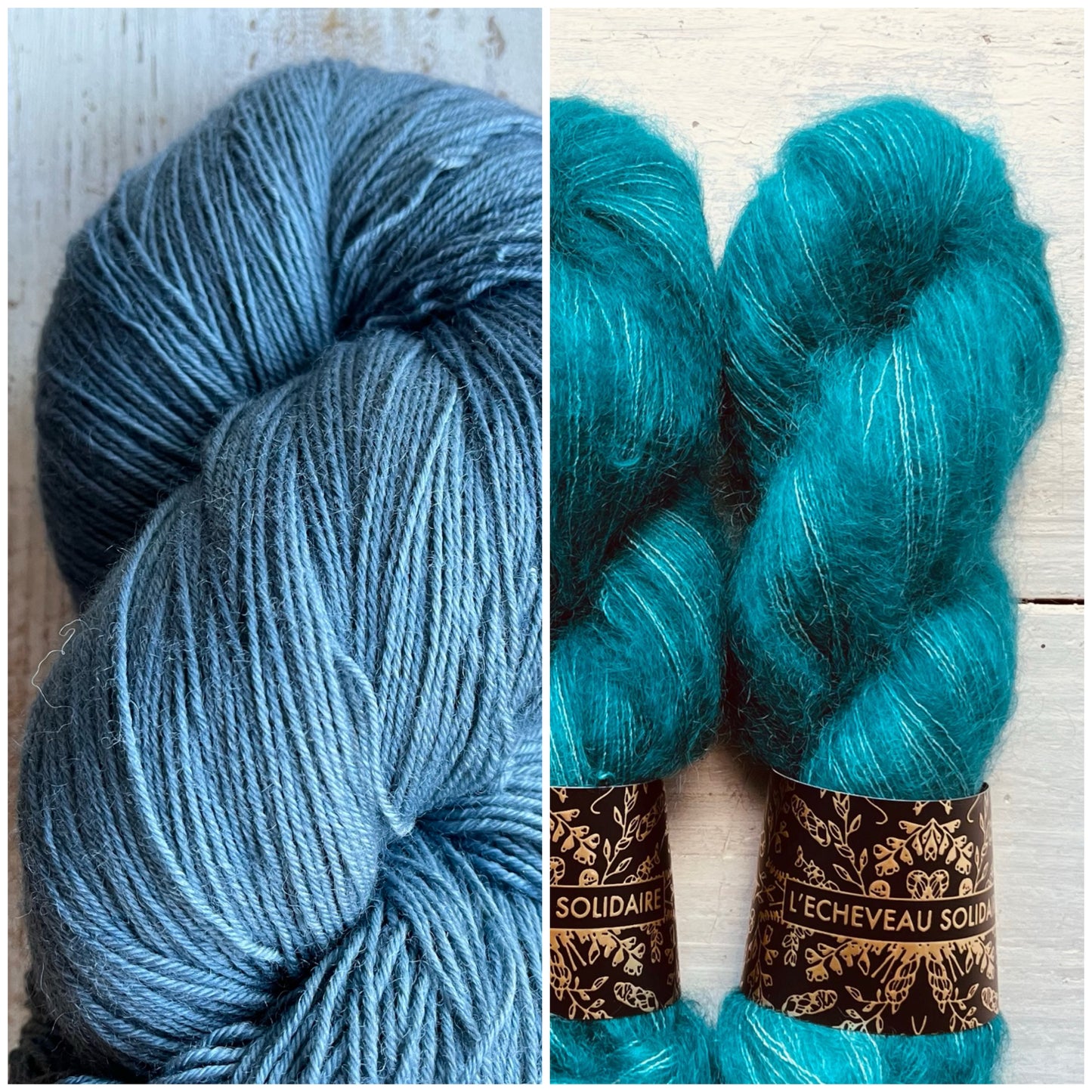 kit maxi écharpe Divineto - Nager à contre courant