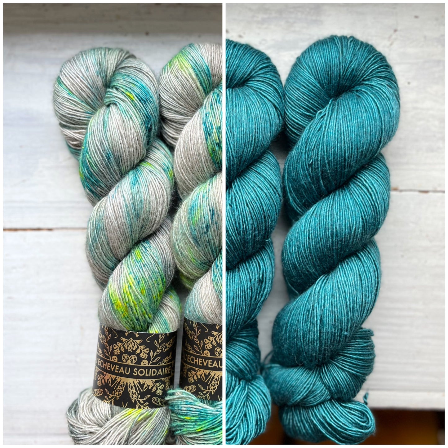 kit châle Trinquette - Intuition Vert