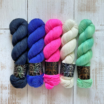 Kit châle Aranami - #RoseChantier