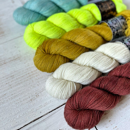 Kit châle Aranami - Jaune de Gaïa