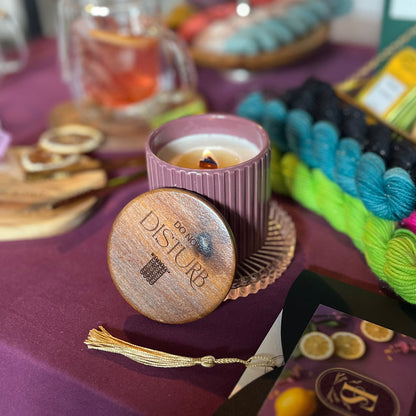 La bougie du lounge Tricot