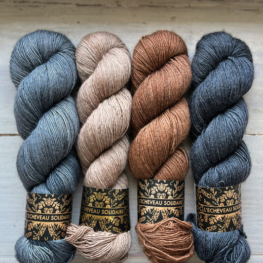 Kit Châle Tartan - combo Rare Bones