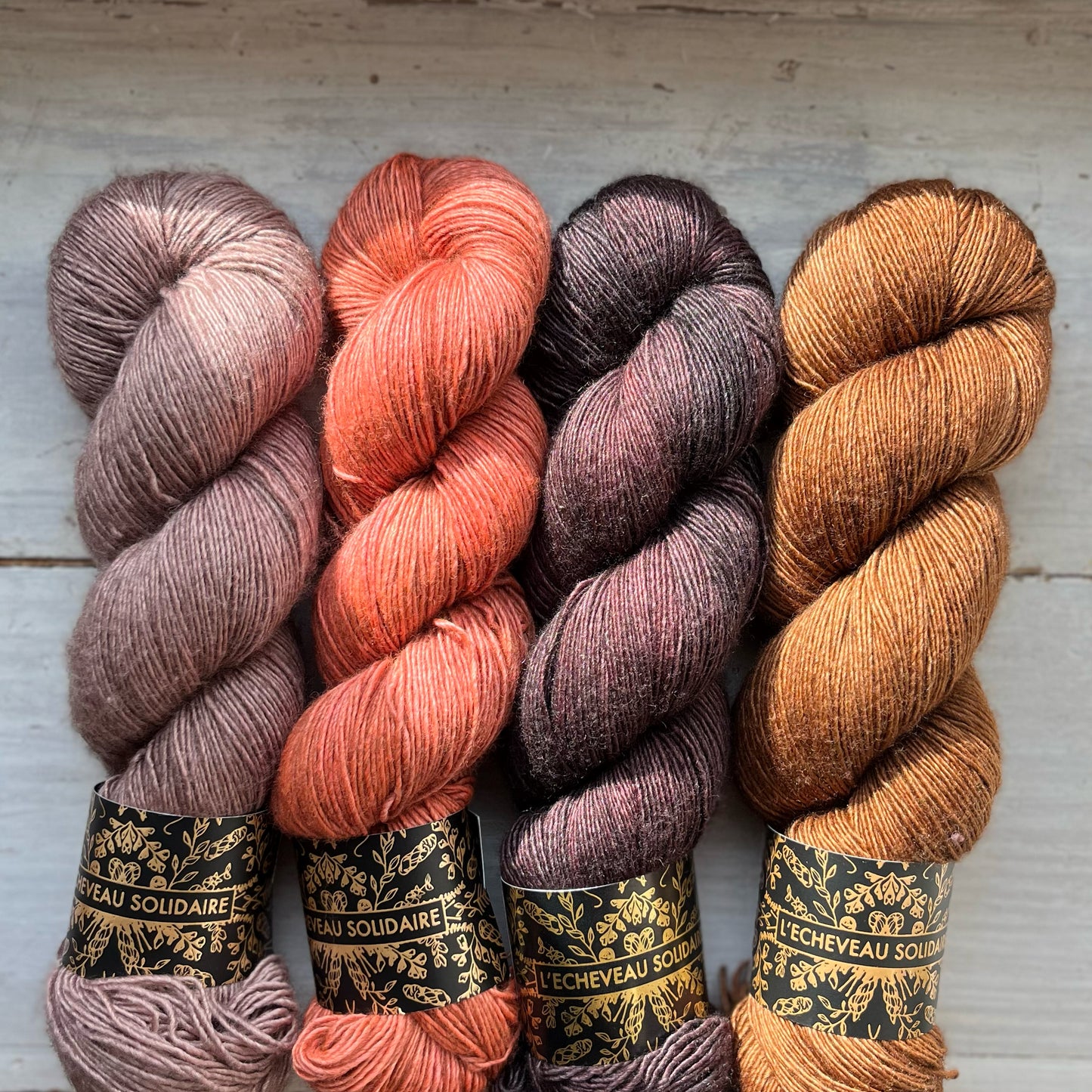 Kit Châle Tartan - combo Caramel