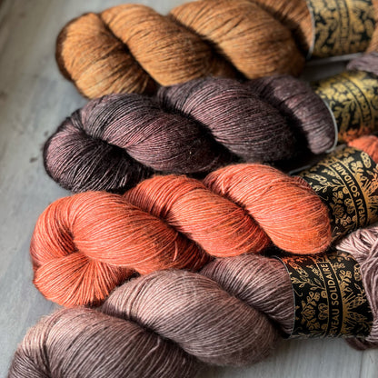 Kit Châle Tartan - combo Caramel