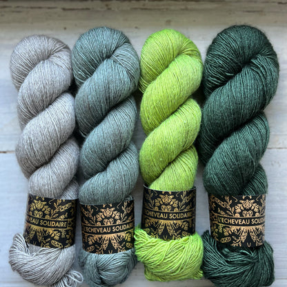 Kit Châle Tartan - combo Il en faut peu pour être heureux