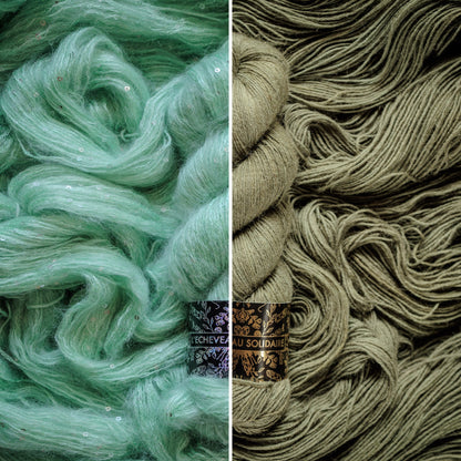Kit Basset Hat : Prisma Matcha et Nazca En vert et contre tout