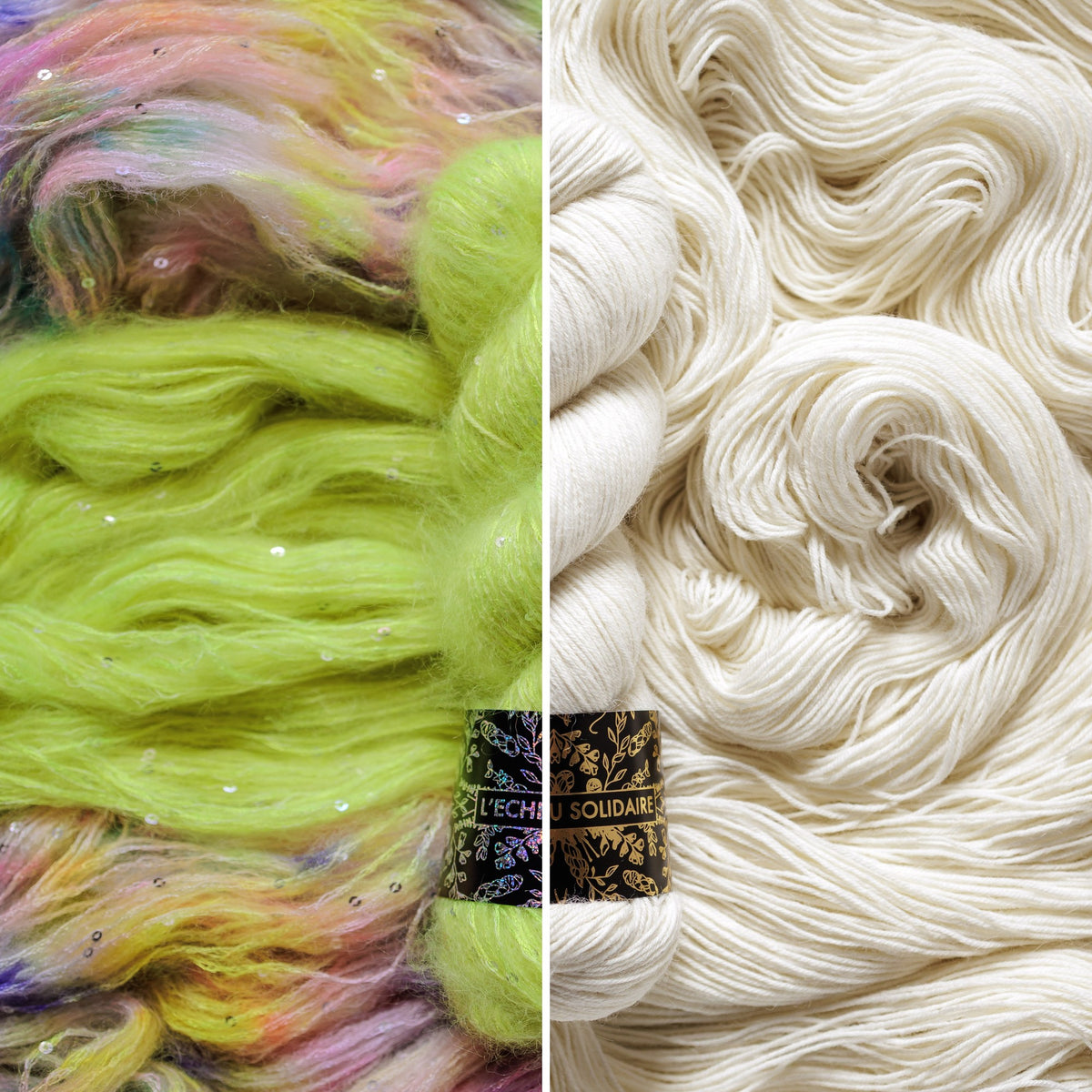 Kit Basset Hat : Prisma Jaune fluo et Nazca Non teint