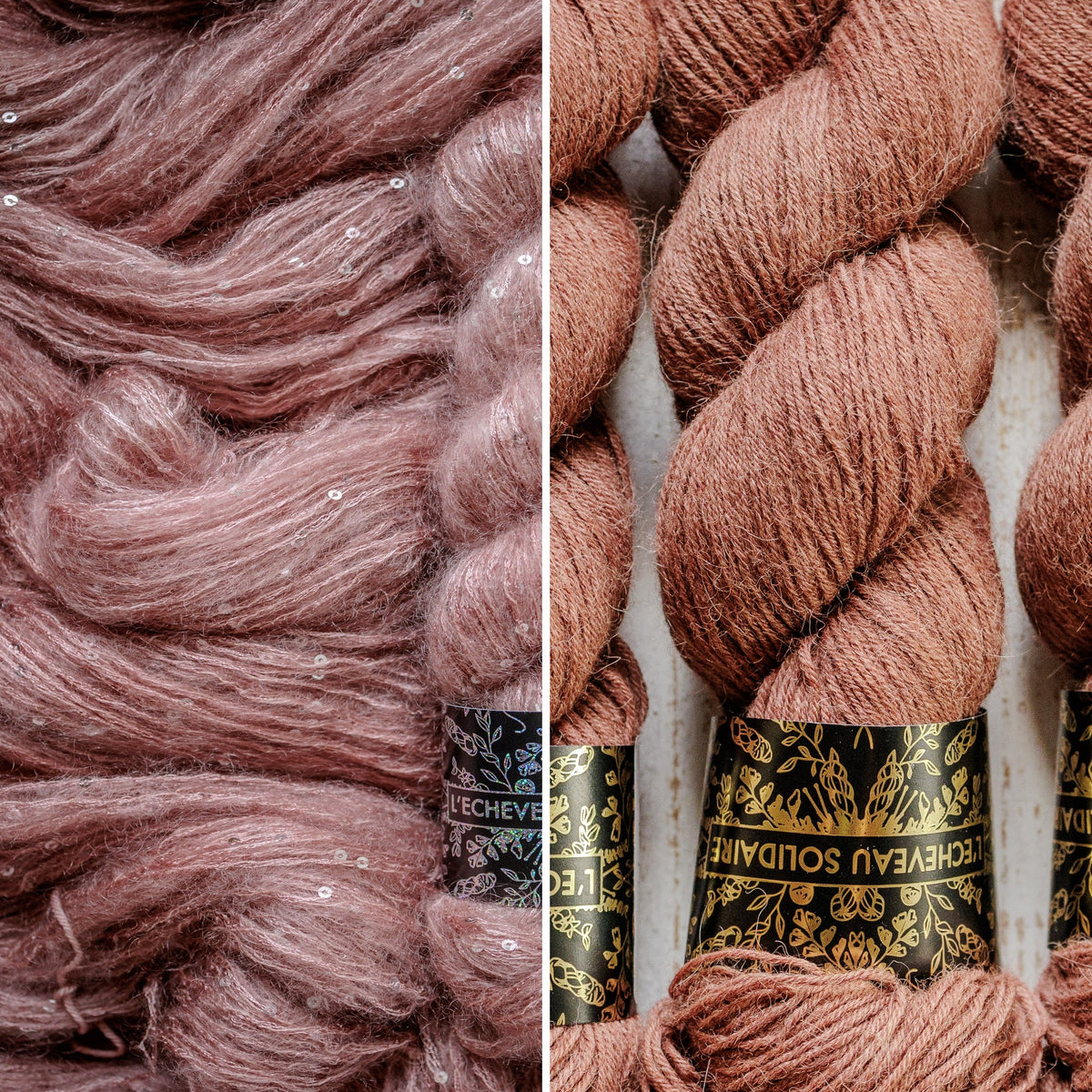 Kit Basset Hat : Prisma Blush et Nazca Terre Mère