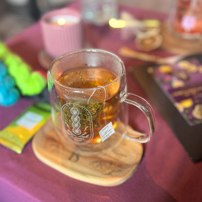 Tasse en verre double paroi - Lounge Tricot