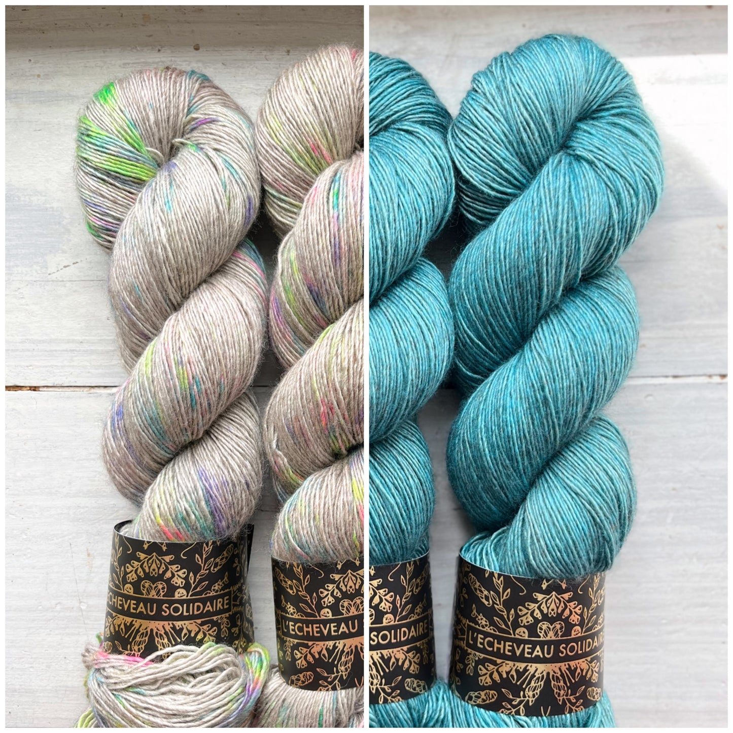 kit châle Trinquette - Spectra et Turquoise