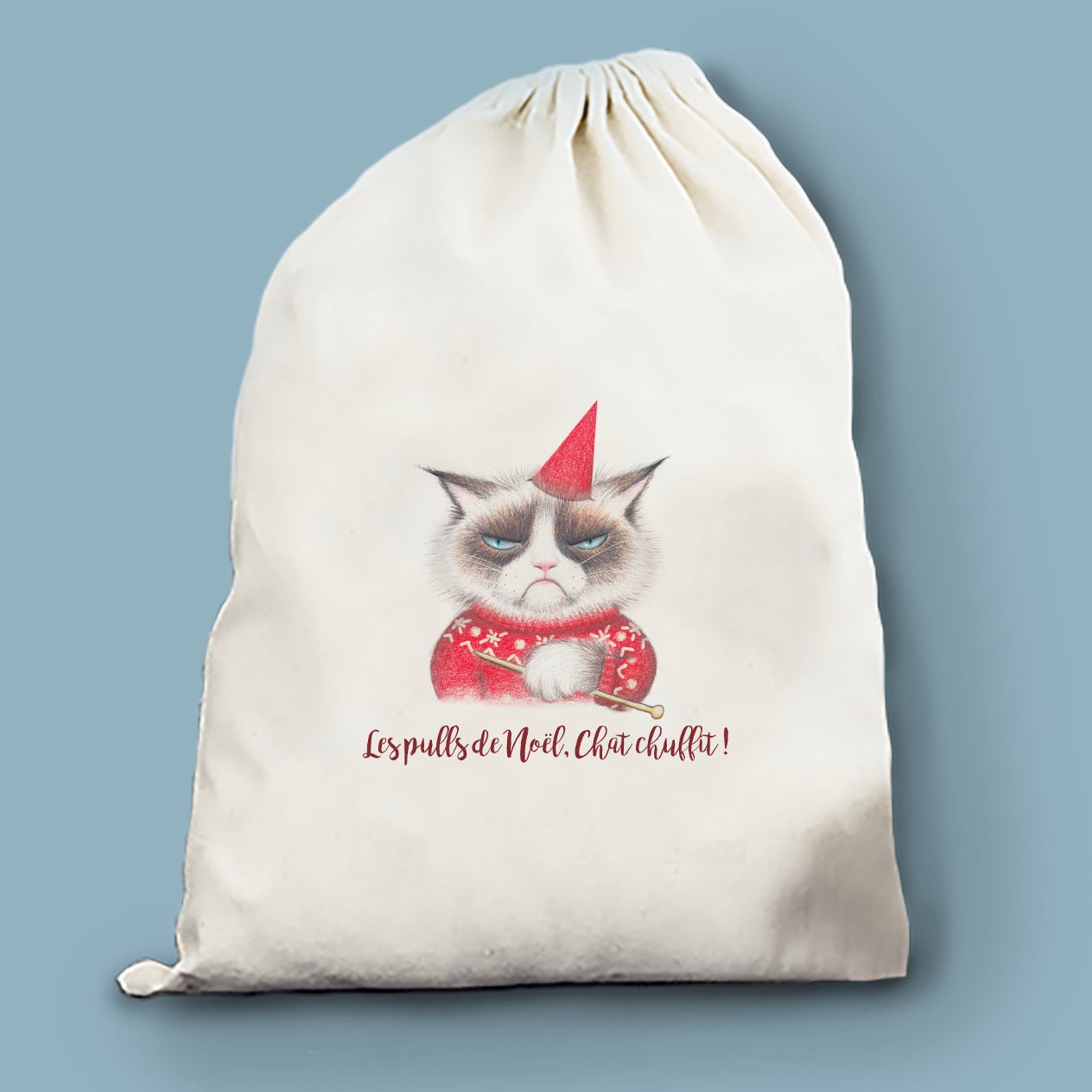 POCHON XL chat grognon